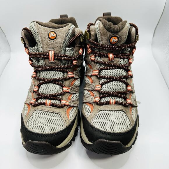 Size 8 - Merrell Moab 3 Mid Women’s Hiking Boots Shoes Waterproof, Bungee Cord - Picture 4 of 7